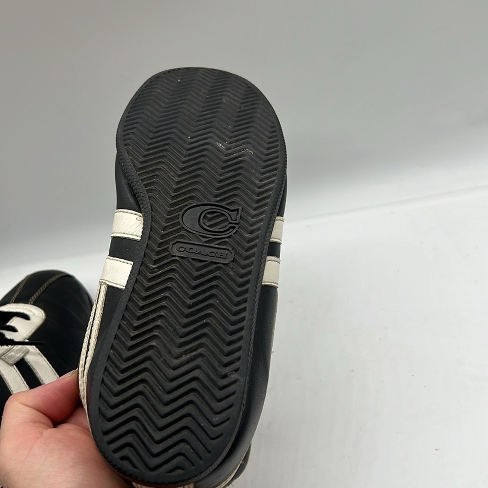 Coach Mens Frasier Leather Casual Sneaker Lace Up Shoe Size 8 M - Picture 6 of 8